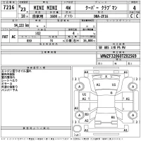 BMW MINI лот № 7216 оценка 4  с аукциона в Японии 2