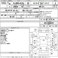 Honda N BOX PLUS лот № 7152 оценка 3  с аукциона в Японии 2
