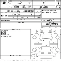 Daihatsu MOVE лот № 3043 оценка 4  с аукциона в Японии 2