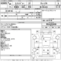 Hino RANGER лот № 61005 оценка 3  с аукциона в Японии 2