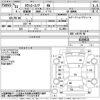 Toyota TOWN ACE NOAH лот № 75055 оценка 3.5  с аукциона в Японии 2