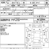 Honda STEP WAGON лот № 4189 оценка RA  с аукциона в Японии 2