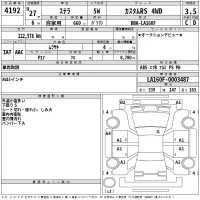 Subaru STELLA лот № 4192 оценка 3.5  с аукциона в Японии 2