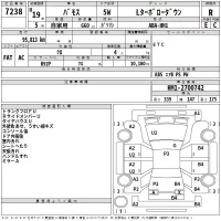 Honda VAMOS лот № 7238 оценка R  с аукциона в Японии 2