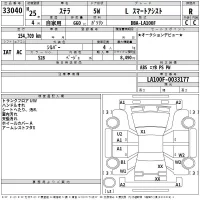 Subaru STELLA лот № 33040 оценка R  с аукциона в Японии 2