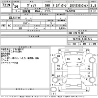 Toyota VITZ лот № 7219 оценка 3.5  с аукциона в Японии 2
