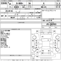 Honda N BOX PLUS лот № 33046 оценка 3.5  с аукциона в Японии 2