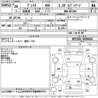 Toyota PREMIO лот № 50052 оценка RA  с аукциона в Японии 2