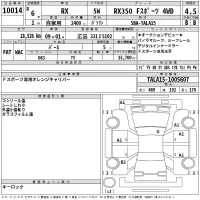 Lexus RX лот № 10014 оценка 4.5  с аукциона в Японии 2