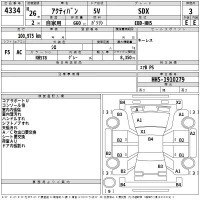 Honda ACTY VAN лот № 4334 оценка 3  с аукциона в Японии 2
