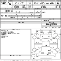 Mitsubishi PAJERO MINI лот № 9025 оценка RA  с аукциона в Японии 2