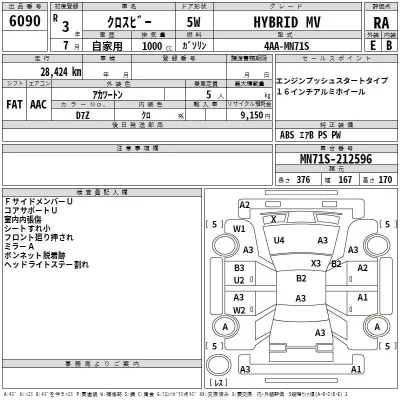 Suzuki XBEE  с аукциона в Японии