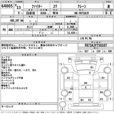 Mitsubishi FUSO FIGHTER  с аукциона в Японии