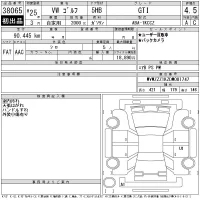 Volkswagen GOLF лот № 38065 оценка 4.5  с аукциона в Японии 11