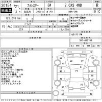 Subaru FORESTER лот № 30154 оценка R  с аукциона в Японии 11