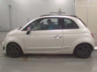 Fiat 500C  с аукциона в Японии