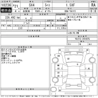 Suzuki SX-4 лот № 10236 оценка RA  с аукциона в Японии 11