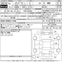 Honda STEP WAGON лот № 36076 оценка 3.5  с аукциона в Японии 11