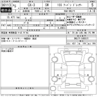 Mazda CX-3 лот № 36113 оценка 5  с аукциона в Японии 11
