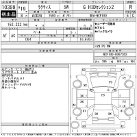 Toyota RACTIS лот № 10399 оценка R  с аукциона в Японии 11