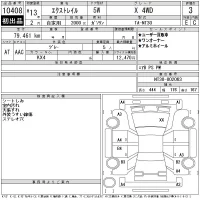 Nissan X-TRAIL лот № 10408 оценка 3  с аукциона в Японии 11