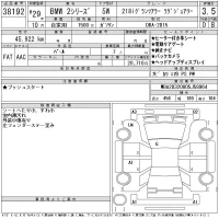 BMW 2-Series лот № 38192 оценка 3.5  с аукциона в Японии 11