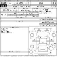 Mercedes-Benz B CLASS лот № 38205 оценка 3.5  с аукциона в Японии 11