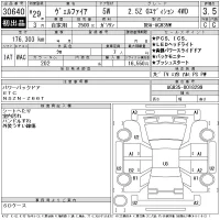 Toyota VELLFIRE лот № 30640 оценка 3.5  с аукциона в Японии 11