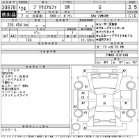 Toyota PRIUS ALPHA лот № 30879 оценка 3.5  с аукциона в Японии 11