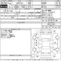 Nissan SKYLINE лот № 30792 оценка 3.5  с аукциона в Японии 11