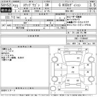 Honda STEP WAGON лот № 50152 оценка 3.5  с аукциона в Японии 10