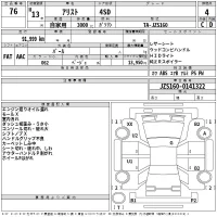 Toyota ARISTO лот № 76 оценка 4  с аукциона в Японии 2