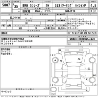 BMW 5-Series лот № 5007 оценка 4.5  с аукциона в Японии 2