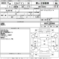 Mitsubishi MINICAB VAN лот № 4033 оценка RA  с аукциона в Японии 2