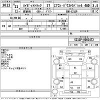 Daihatsu HIJET TRUCK лот № 3012 оценка 3.5  с аукциона в Японии 2