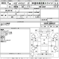 Daihatsu HIJET TRUCK лот № 4031 оценка 3.5  с аукциона в Японии 2