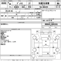 Hino DUTRO лот № 4040 оценка RA  с аукциона в Японии 2