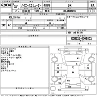 Toyota HIACE лот № 62034 оценка RA  с аукциона в Японии 2