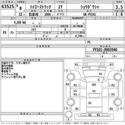 Toyota HIACE TRUCK  с аукциона в Японии