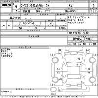 Mazda FLAIR WAGON лот № 30020 оценка 4  с аукциона в Японии 2