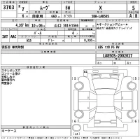 Daihatsu MOVE лот № 3703 оценка 5  с аукциона в Японии 2
