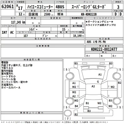 Toyota HIACE  с аукциона в Японии
