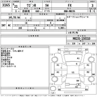 Suzuki WAGON R лот № 3165 оценка 3  с аукциона в Японии 2