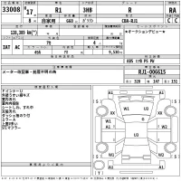 Subaru R1 лот № 33008 оценка RA  с аукциона в Японии 2