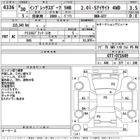 Subaru IMPREZA лот № 4336 оценка 3.5  с аукциона в Японии 2