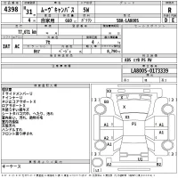 Daihatsu MOVE CANBUS лот № 4398 оценка R  с аукциона в Японии 2