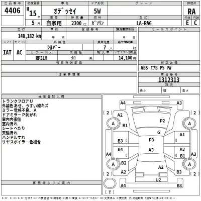 Honda ODYSSEY  с аукциона в Японии