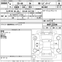 Mazda CX-60 лот № 30084 оценка R  с аукциона в Японии 2