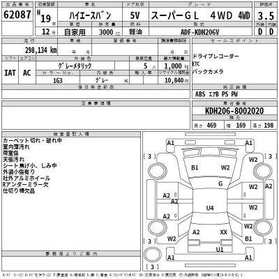 Toyota HIACE VAN  с аукциона в Японии
