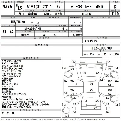 Honda VAMOS  с аукциона в Японии